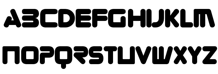 Zorque-Regular Font LOWERCASE