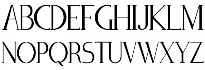 Zorus Serif خط أحرف كبيرة