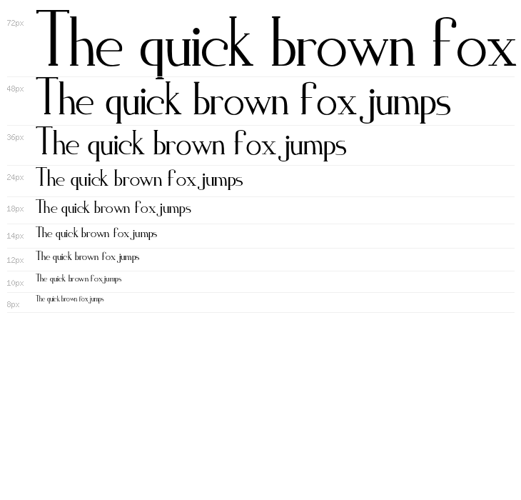 Zorus Serif Waterfall