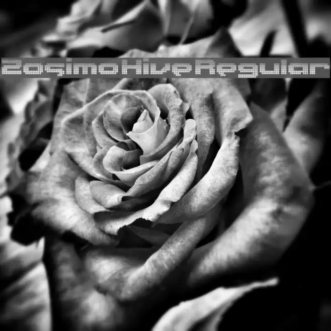 Zosimo Hive Regular Font examples