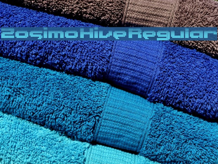 Zosimo Hive Regular फ़ॉन्ट examples