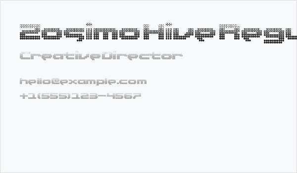 Zosimo Hive Regular Business Card