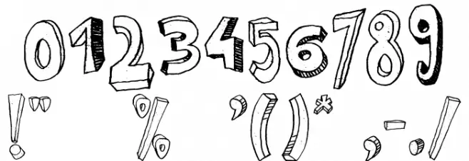 Zou Font OTHER CHARS