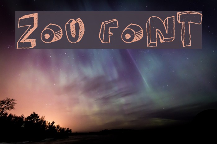 Zou Font examples