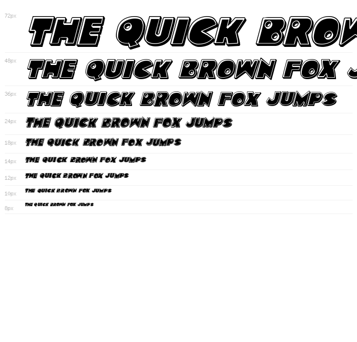 Zounderkite Bevel Italic Waterfall