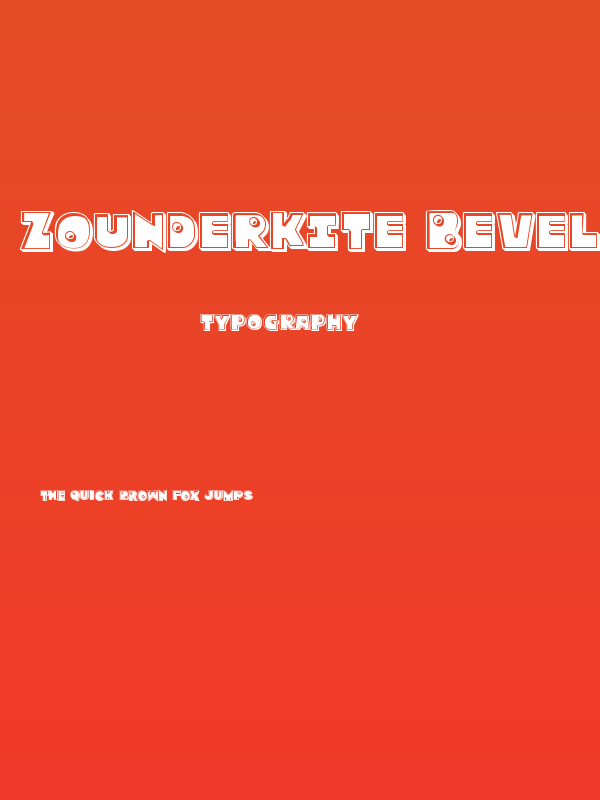 Zounderkite Bevel Poster