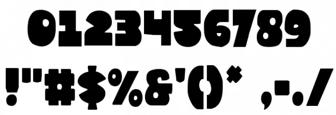 Zounderkite Condensed Font OTHER CHARS