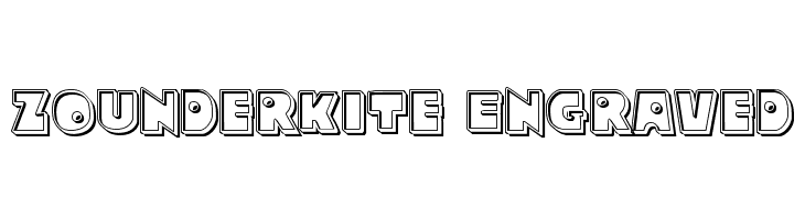 Zounderkite Engraved  免费字体下载