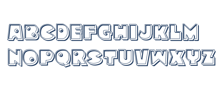 Zounderkite Engraved Lowercase