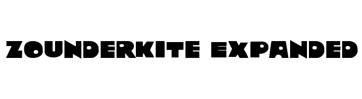 Zounderkite Expanded  नि: शुल्क फ़ॉन्ट्स डाउनलोड