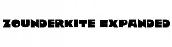 Zounderkite Expanded  les polices de caractères gratuit tlcharger