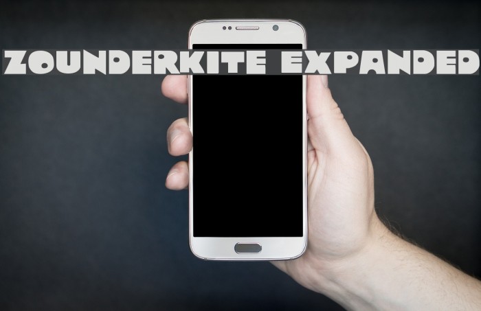 Zounderkite Expanded Font examples