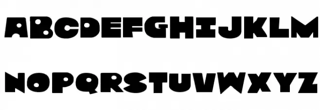 Zounderkite Expanded Schriftart Groß
