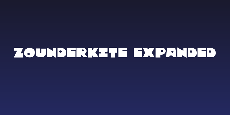 Zounderkite Expanded Social Header