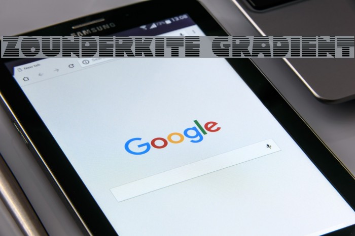 Zounderkite Gradient Example 2