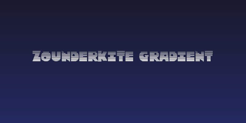 Zounderkite Gradient Social Header