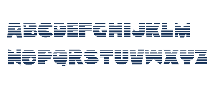 Zounderkite Gradient Lowercase