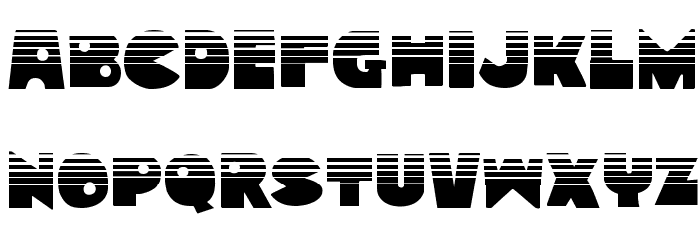 Zounderkite Halftone Font LOWERCASE