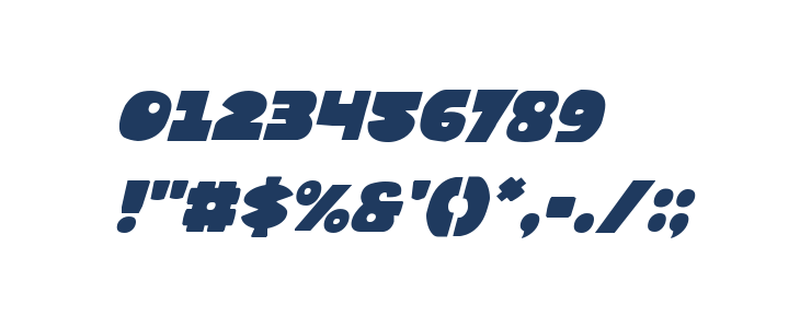 Zounderkite Italic Other Characters