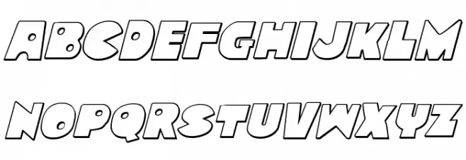 Zounderkite Outline Italic Fuentes MINÚSCULAS