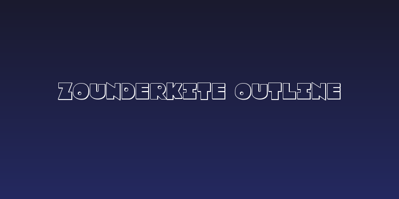 Zounderkite Outline Social Header
