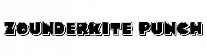 Zounderkite Punch  تنزيل الخطوط
