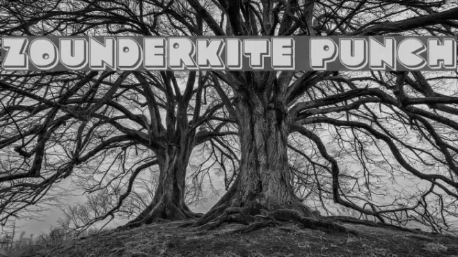 Zounderkite Punch Font examples