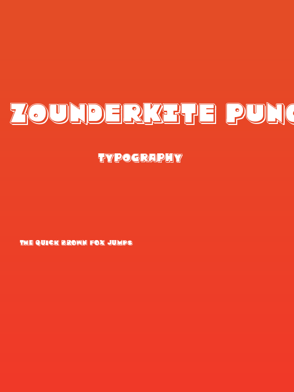 Zounderkite Punch Poster