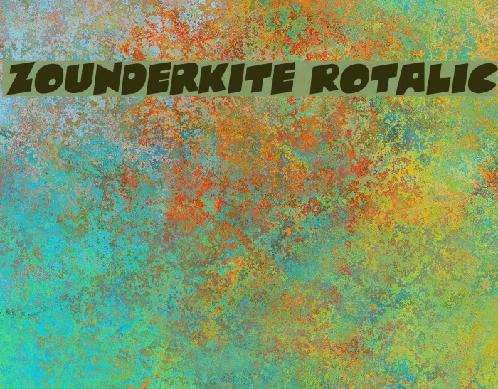 Zounderkite Rotalic Polices examples