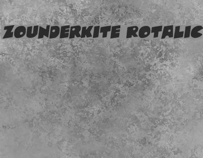 Zounderkite Rotalic Polices examples