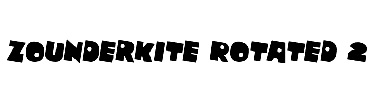 Zounderkite Rotated 2  免费字体下载