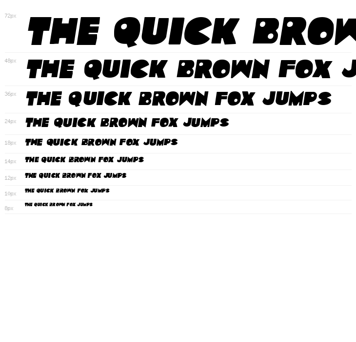 Zounderkite Semi-Italic Waterfall