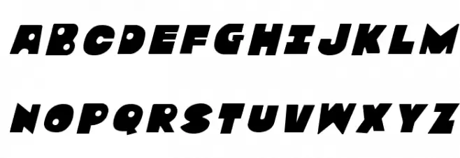 Zounderkite Title Italic Polices MAJUSCULES