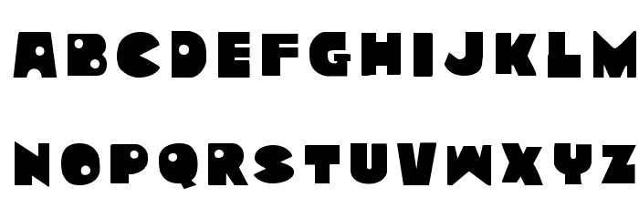 Zounderkite Title Font LOWERCASE