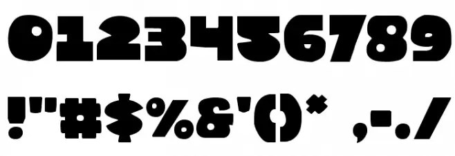 Zounderkite Font OTHER CHARS