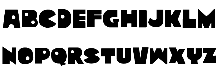 Zounderkite Font LOWERCASE