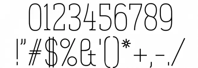 Zowieyoë Font OTHER CHARS