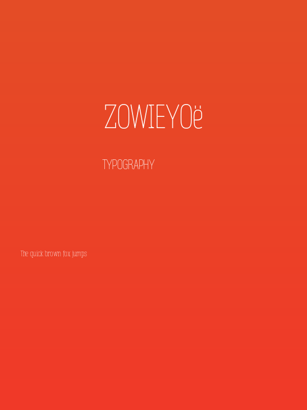 Zowieyoë Poster