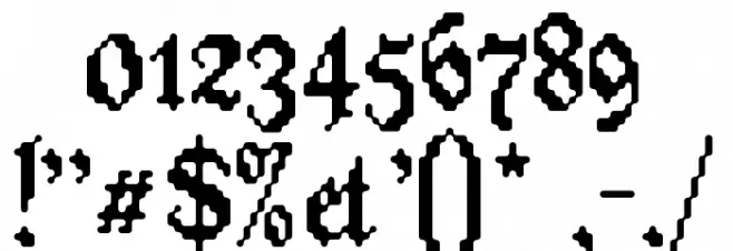zoftfrakt eYe/FS Regular Font OTHER CHARS