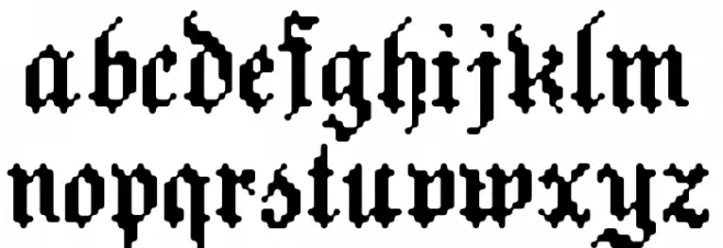 zoftfrakt eYe/FS Regular Schriftart Kleinbuchstaben