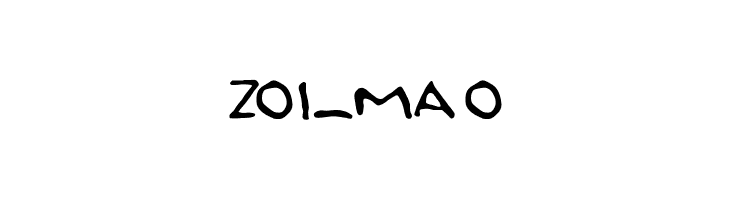 zoi_mao  Frei Schriftart Herunterladen