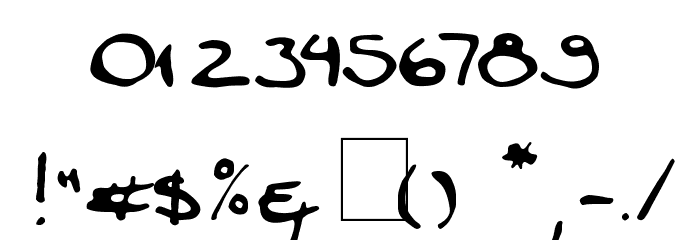zoi_mao Font OTHER CHARS