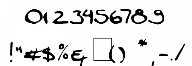 zoi_mao Font OTHER CHARS