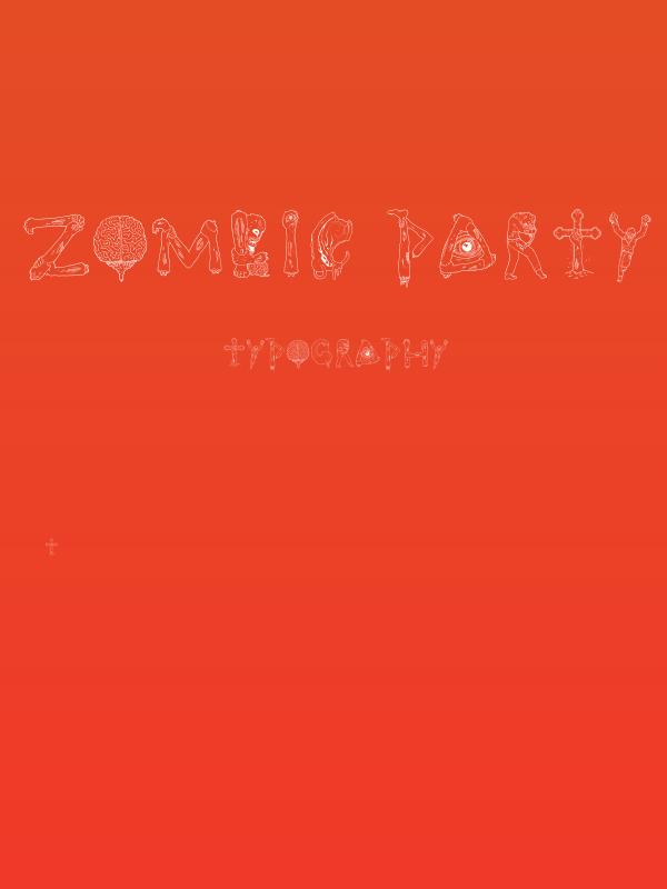 zombie party Poster