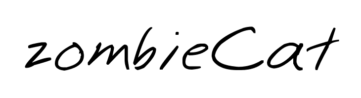 zombieCat Font