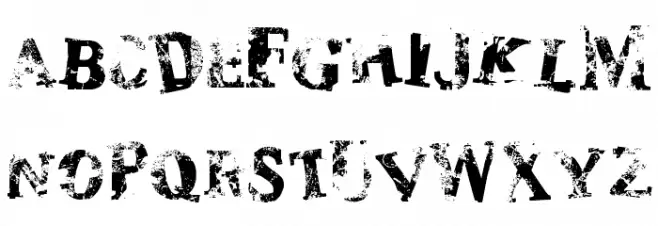 zombilaria Schriftart Groß