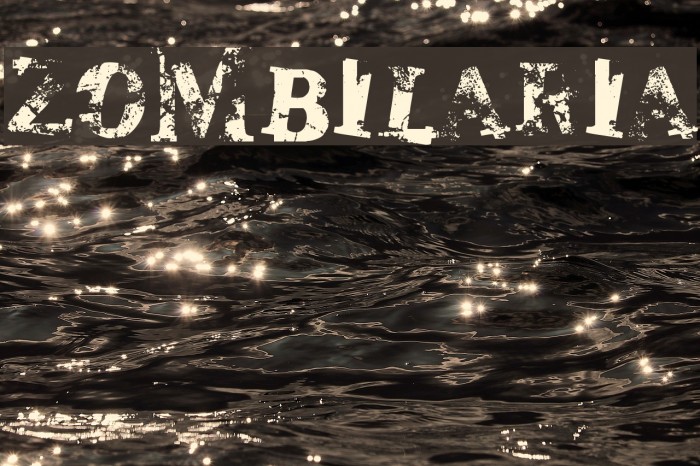 zombilaria Font examples