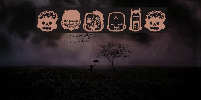 zombiz Font examples