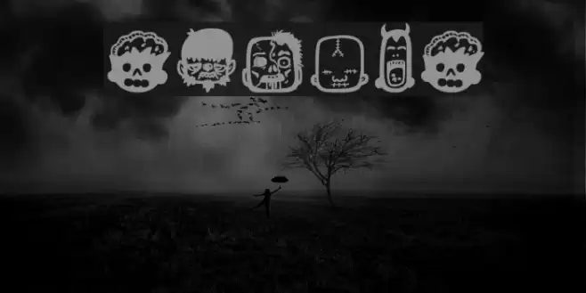 zombiz Font examples