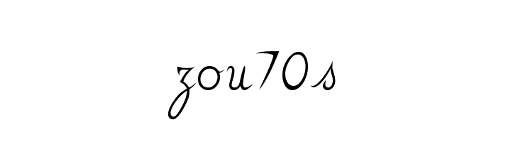 zou70s  Free Fonts Download
